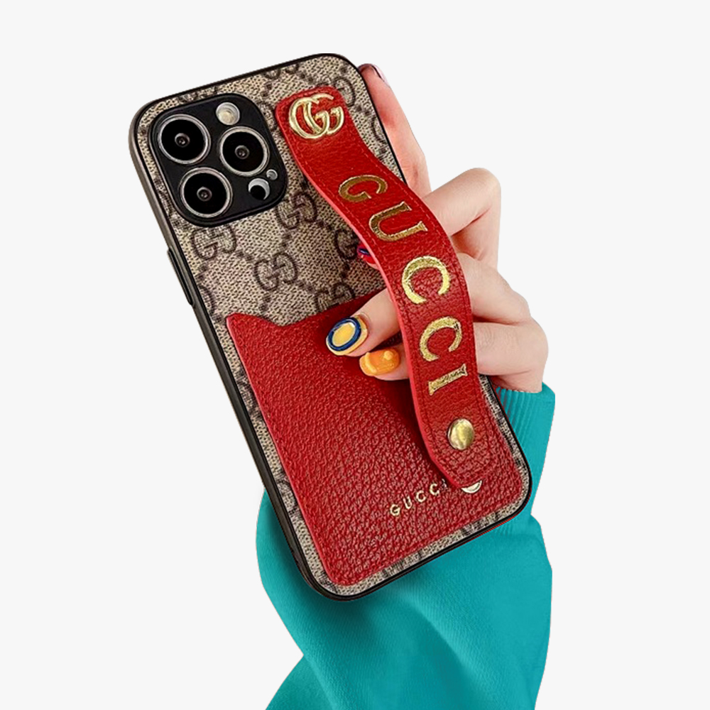 Asluxe Cool designer iPhone case with wallet and holder