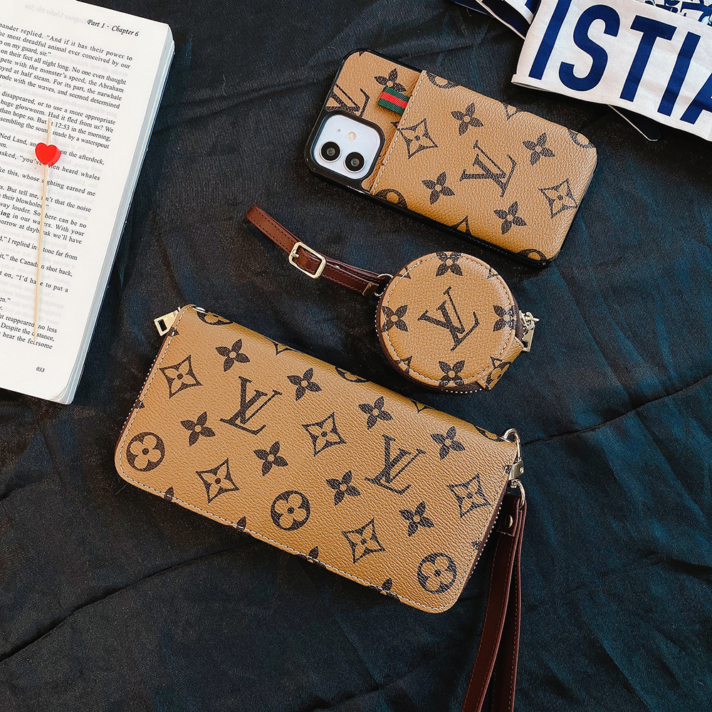 asluxe lv iphone 13 case with wallet