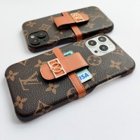 asluxe louis vuitton iphone 14 max case with wallet