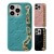 Asluxe Pretty color iphone case with hand chain