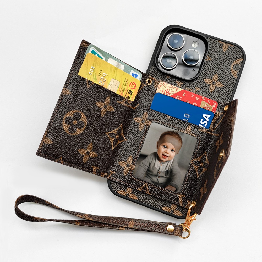 asluxe lv iphone 13 max case wallet