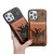 Asluxe Magnetic luxury iphone wallet case with lanyard...