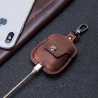 asluxe real leather airpods case