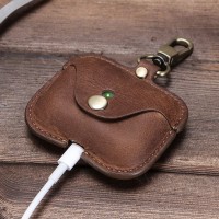 asluxe real leather airpods case