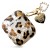 Cute leopard print design airpods case