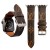 classic brown flower luxury iwatch strap...